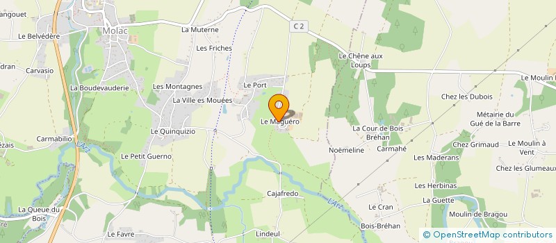 localisation de l'entreprise LA RASSEMBLE  MOLAC