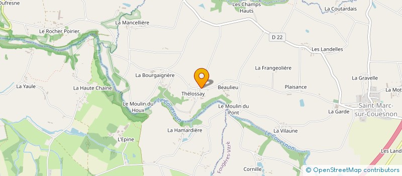 localisation de l'entreprise LA RASSEMBLEE O GALLO  RIVES-DU-COUESNON