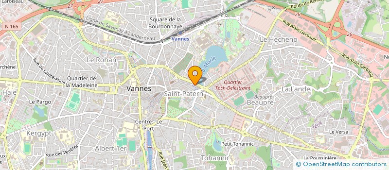 localisation de l'entreprise LA RATICHE à VANNES