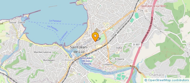 localisation de l'entreprise LA RATICHE  SAINT-JEAN-DE-LUZ