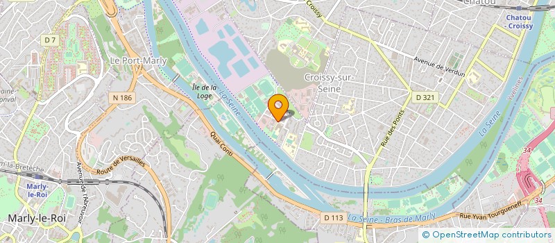 localisation de l'entreprise LA RATIONNELLE NETTOYAGE INDUSTRIEL à CROISSY-SUR-SEINE