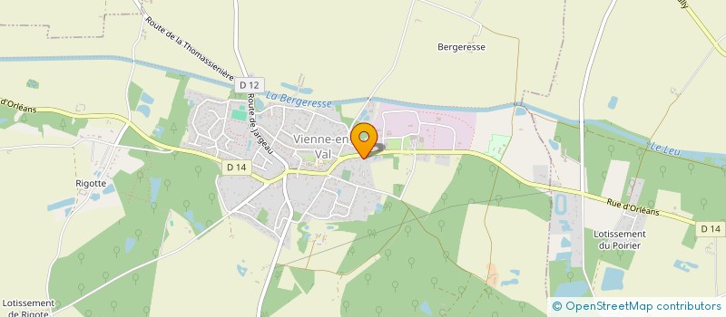 localisation de l'entreprise LA RAVAUDIERE  VANNES-SUR-COSSON