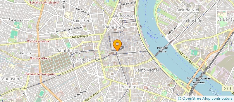 localisation de l'entreprise LA RAVEUSE  BORDEAUX