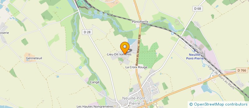 localisation de l'entreprise LA RAYNIERE  BALLAN-MIRE