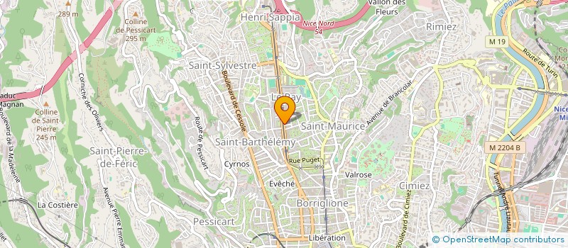localisation de l'entreprise LA RAYNOISE à NICE