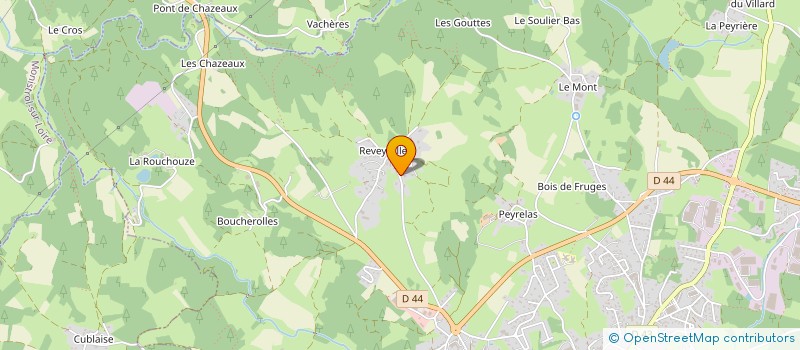 localisation de l'entreprise LA RAZE FLEURIE  SAINTE-SIGOLENE