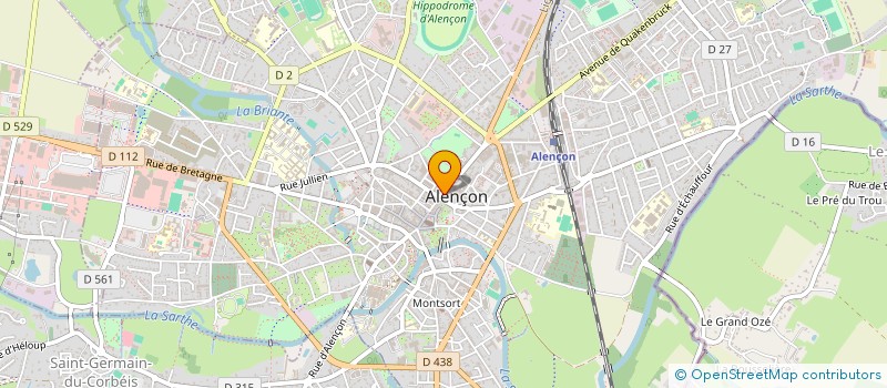 localisation de l'entreprise LA RE à ALENCON