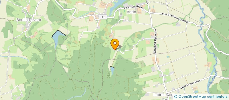 localisation de l'entreprise LA RE  ANTIN