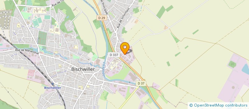 localisation de l'entreprise LA RE BRIQUE A VIN  OBERHOFFEN-SUR-MODER