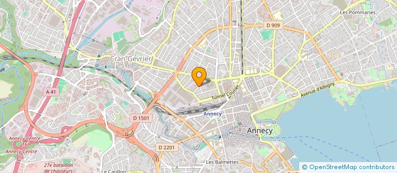 localisation de l'entreprise LA RE-NAISSANCE à ANNECY