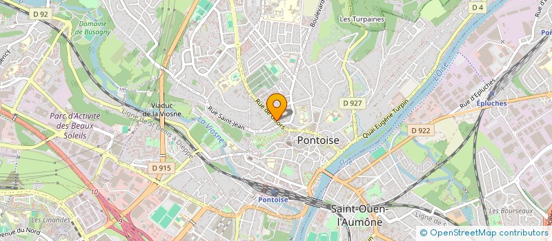 localisation de l'entreprise LA REA à PONTOISE