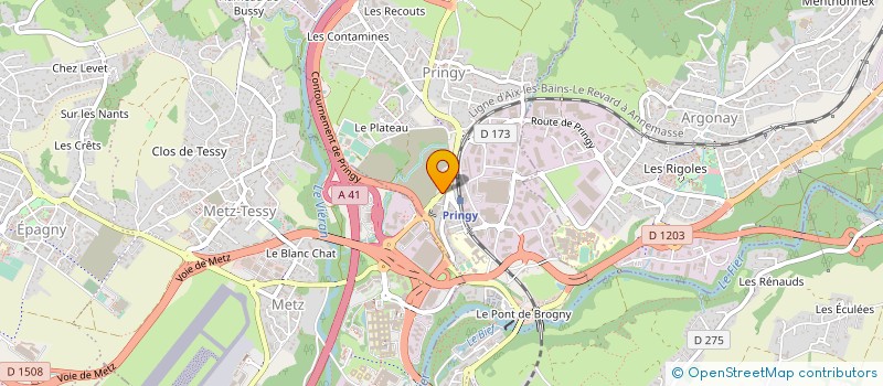 localisation de l'entreprise LA REACANA à ANNECY
