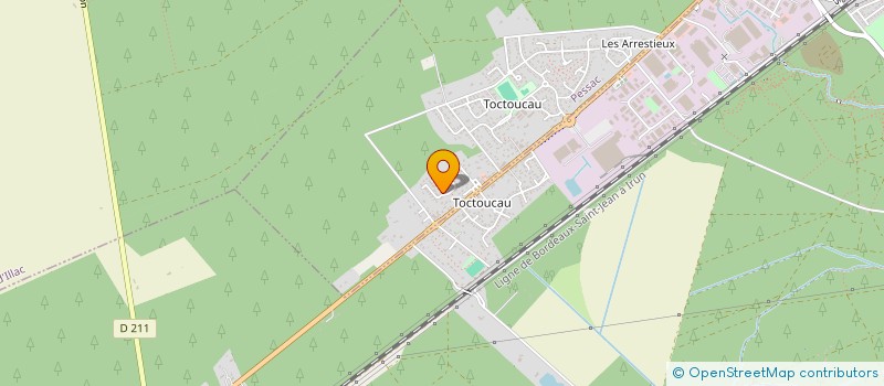 localisation de l'entreprise LA REAL  PESSAC