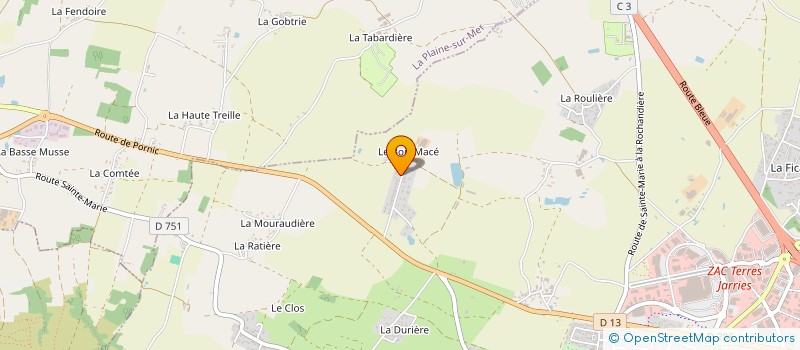 localisation de l'entreprise LA REAL  PORNIC