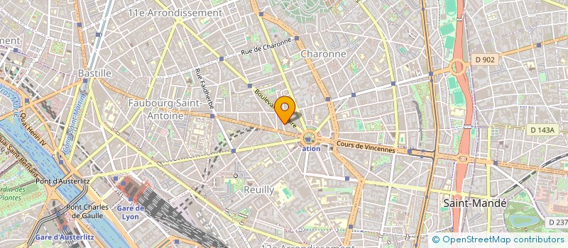 localisation de l'entreprise LA REAL GERANCE  PARIS