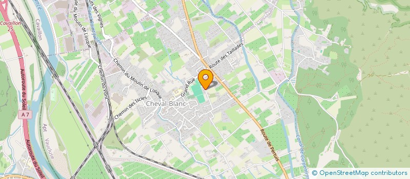 localisation de l'entreprise LA REALE  CHEVAL-BLANC
