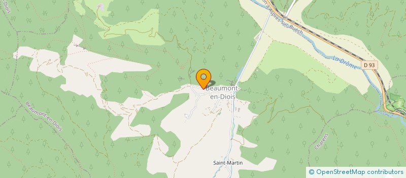 localisation de l'entreprise LA REBELIONNE  BEAUMONT-EN-DIOIS