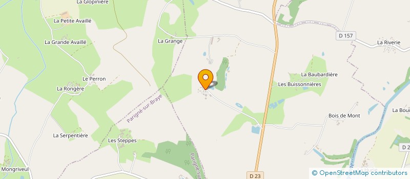 localisation de l'entreprise LA REBELLE  LA HAIE-TRAVERSAINE