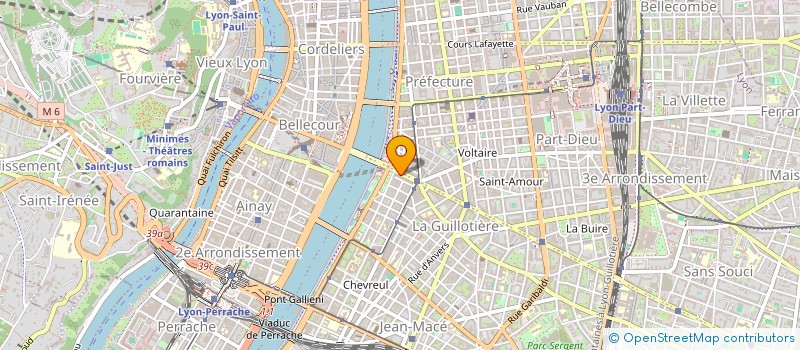 localisation de l'entreprise LA REBELLE COMPAGNIE  LYON