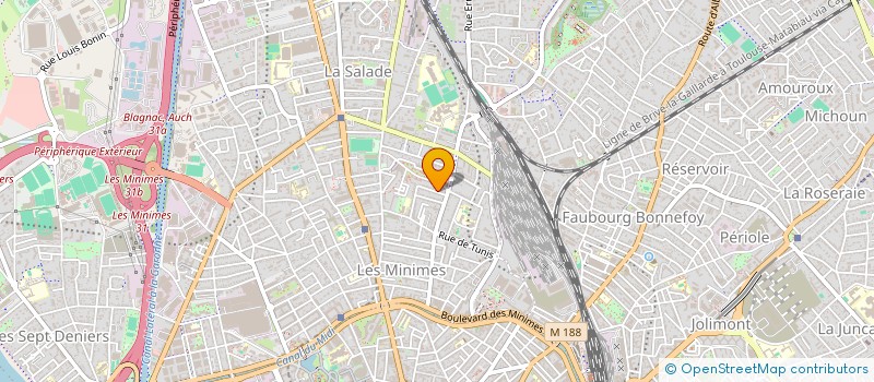 localisation de l'entreprise LA REBOOTERIE  TOULOUSE