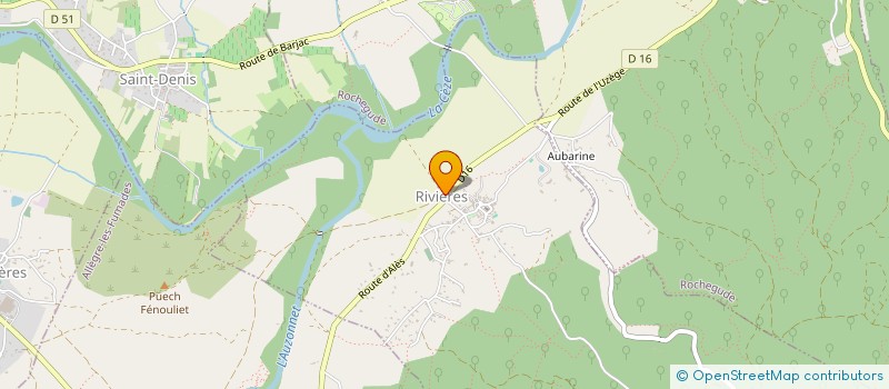 localisation de l'entreprise LA REBOUSSIERE  THARAUX