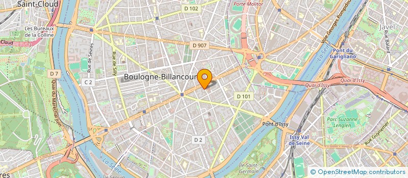 localisation de l'entreprise LA RECAMPADE à BOULOGNE BILLANCOURT
