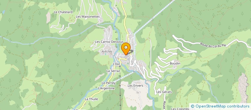 localisation de l'entreprise LA RECHE DE BEAUFORT  VILLARD-SUR-DORON