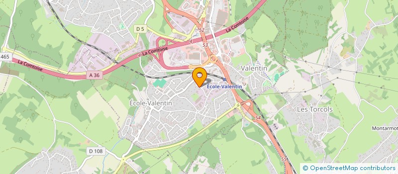 localisation de l'entreprise LA RECHOSSIERE INVESTISSEMENTS  ECOLE-VALENTIN