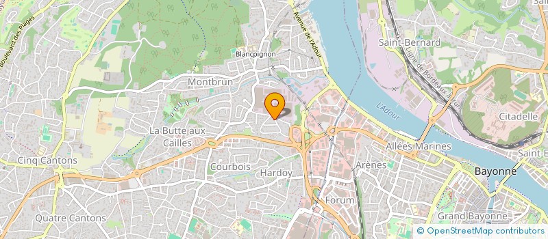 localisation de l'entreprise LA RECIPROQUE à ANGLET