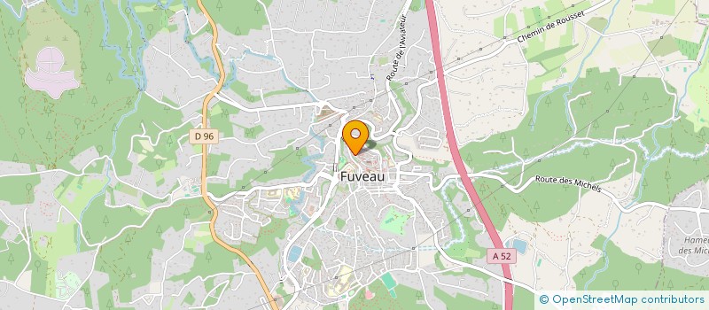 localisation de l'entreprise LA RECLAME  FUVEAU