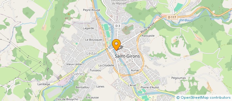localisation de l'entreprise LA RECOLTE à SAINT-GIRONS