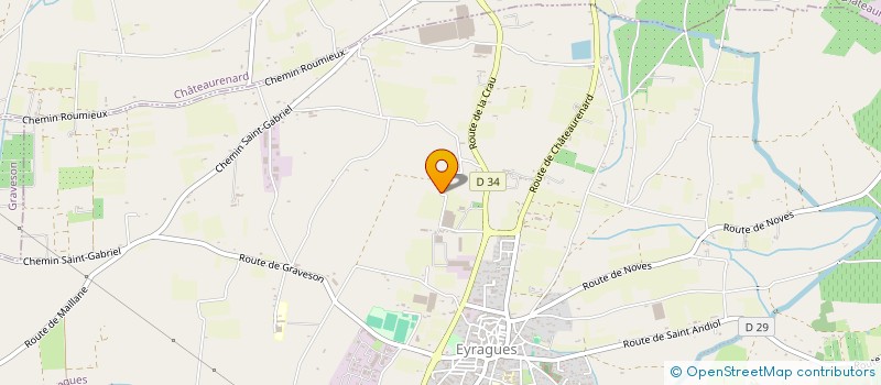 localisation de l'entreprise LA RECOLTE DES CONFINES  EYRAGUES