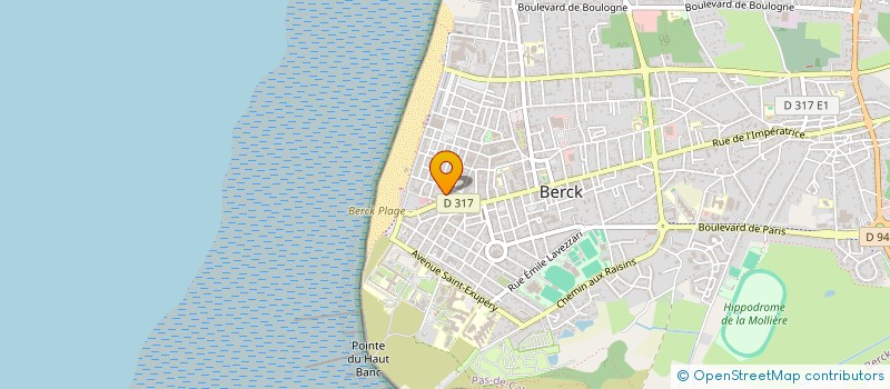 localisation de l'entreprise LA RECOMPENSE à BERCK