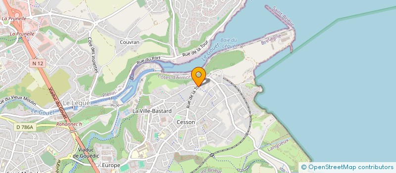 localisation de l'entreprise LA RECOULETTE à SAINT-BRIEUC