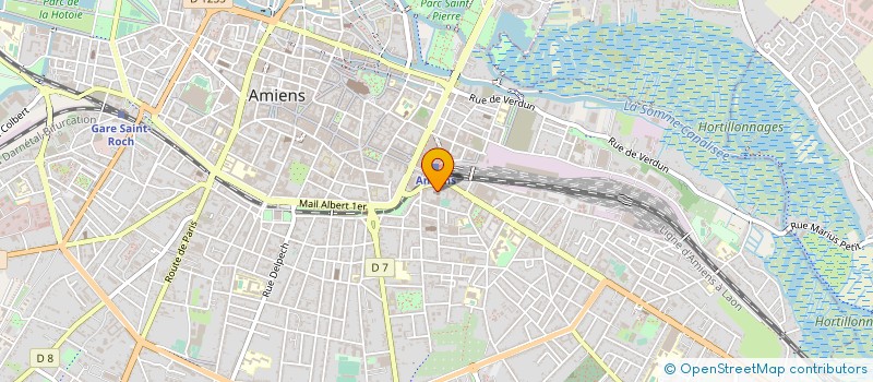 localisation de l'entreprise LA RECRE à AMIENS
