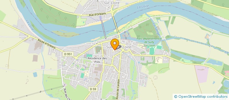 localisation de l'entreprise LA RECRE à SULLY-SUR-LOIRE