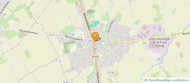 localisation de l'entreprise LA RECRE CANINE  WORMHOUT