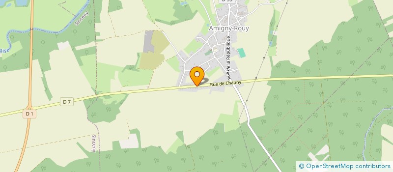 localisation de l'entreprise LA RECRE D'AMIGNY-ROUY à AMIGNY-ROUY