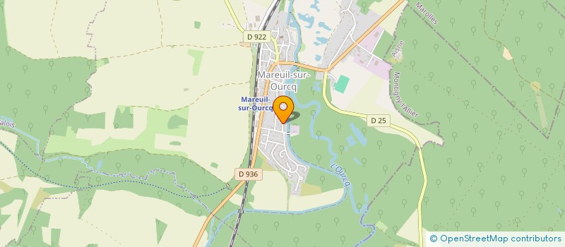 localisation de l'entreprise LA RECRE DE MAREUIL-SUR-OURCQ  MAREUIL-SUR-OURCQ