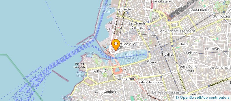 localisation de l'entreprise LA RECRE DES ANGES à MARSEILLE