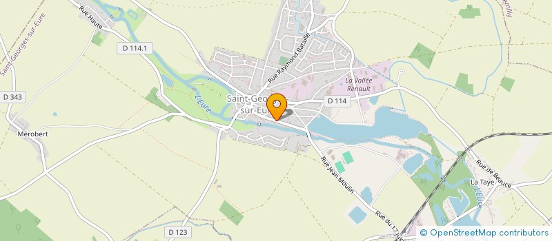 localisation de l'entreprise LA RECRE DES LUTINS à SAINT-GEORGES-SUR-EURE