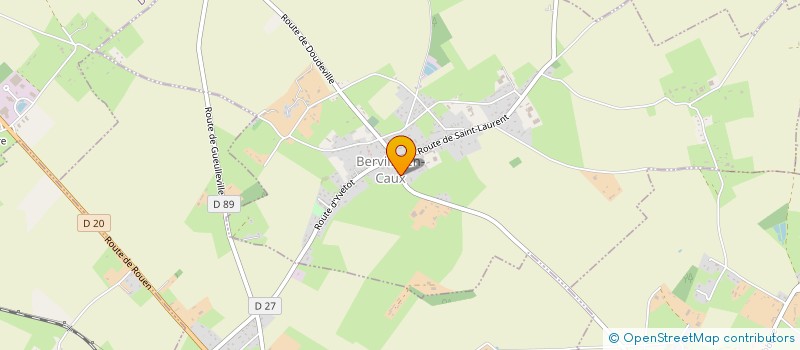 localisation de l'entreprise LA RECRE DES PETITS BAMBINS  BERVILLE-EN-CAUX