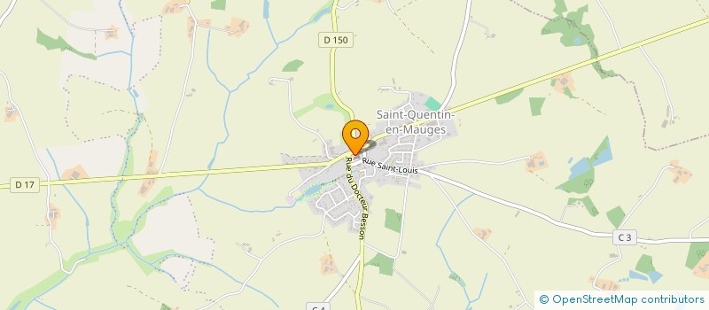 localisation de l'entreprise LA RECRE GARDERIE PERISCOLAIRE -CLSH  MAUGES-SUR-LOIRE