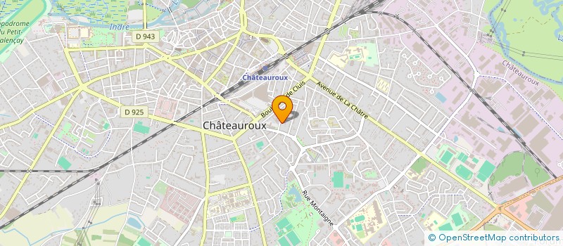 localisation de l'entreprise LA RECREATION DES MUSES à CHATEAUROUX