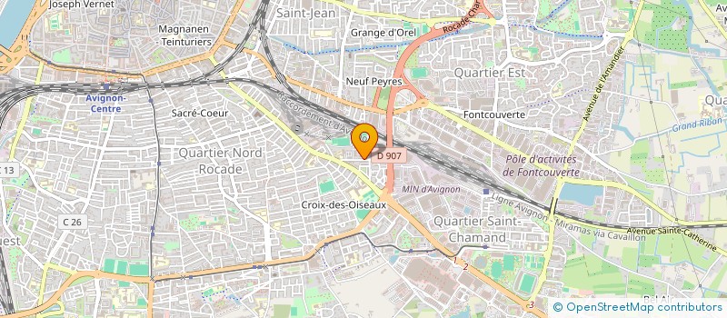 localisation de l'entreprise LA RECREE à AVIGNON