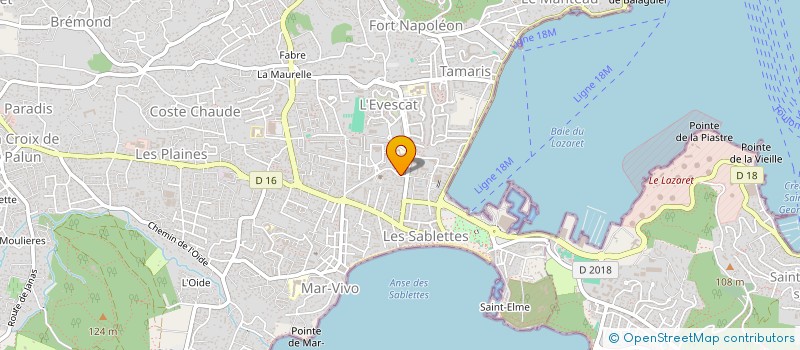 localisation de l'entreprise LA RECREE à LA SEYNE-SUR-MER