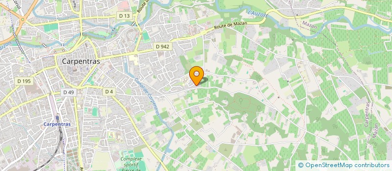 localisation de l'entreprise LA RECREE DES P'TITES FRIPOUILLES à CARPENTRAS