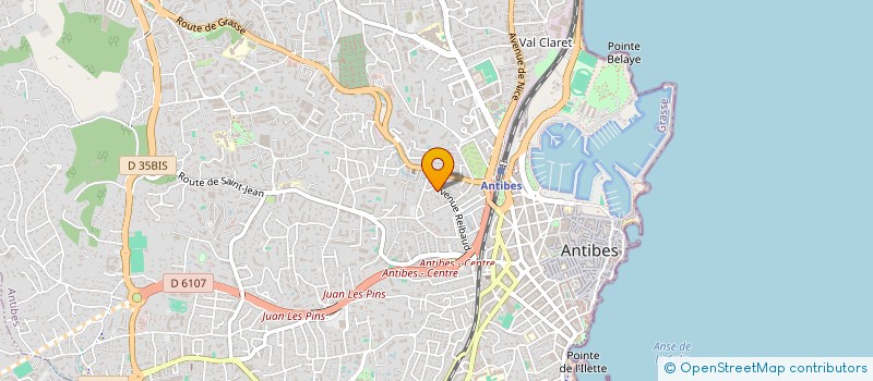 localisation de l'entreprise LA RECREE DES SENIORS à ANTIBES