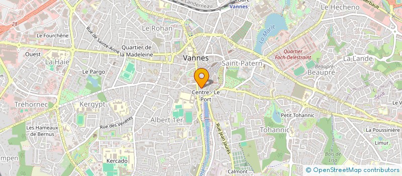 localisation de l'entreprise LA RECULETTE à VANNES