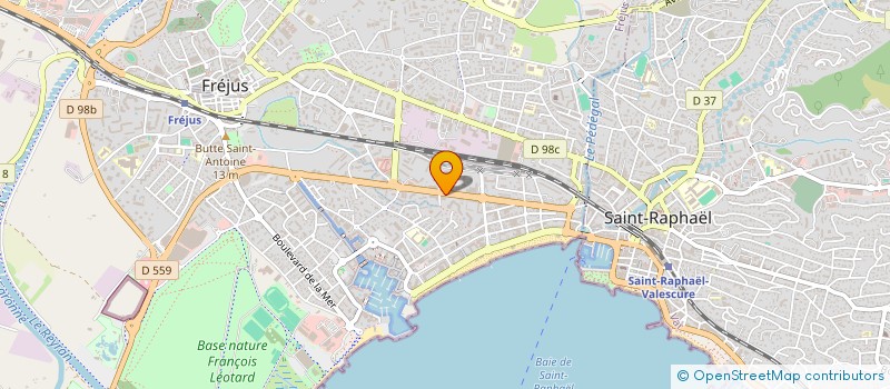 localisation de l'entreprise LA RECUP'CREATIVE à FREJUS